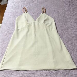 V-Neck Spaghetti Strap Mini Dress